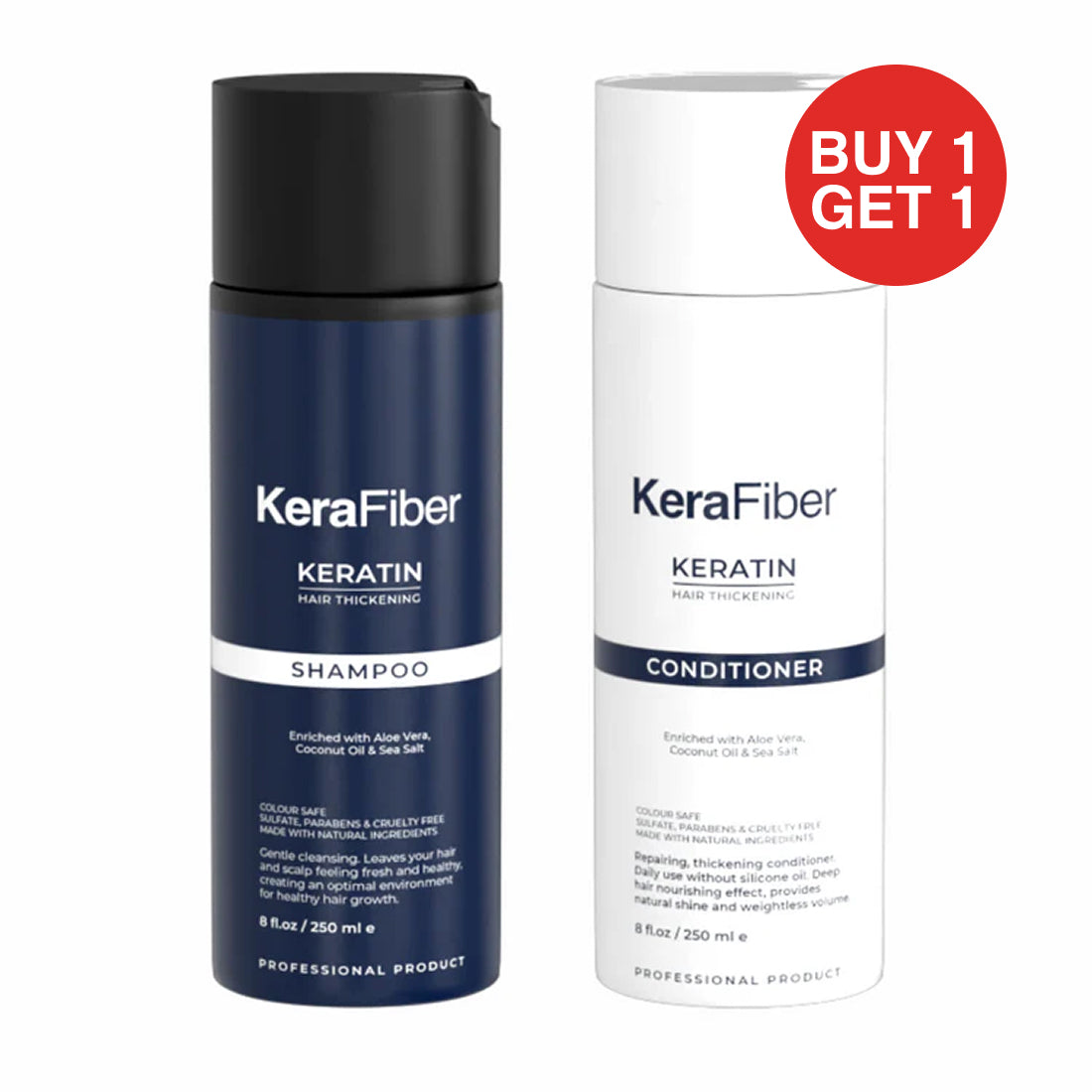 Haarverdikkende shampoo en conditionerset